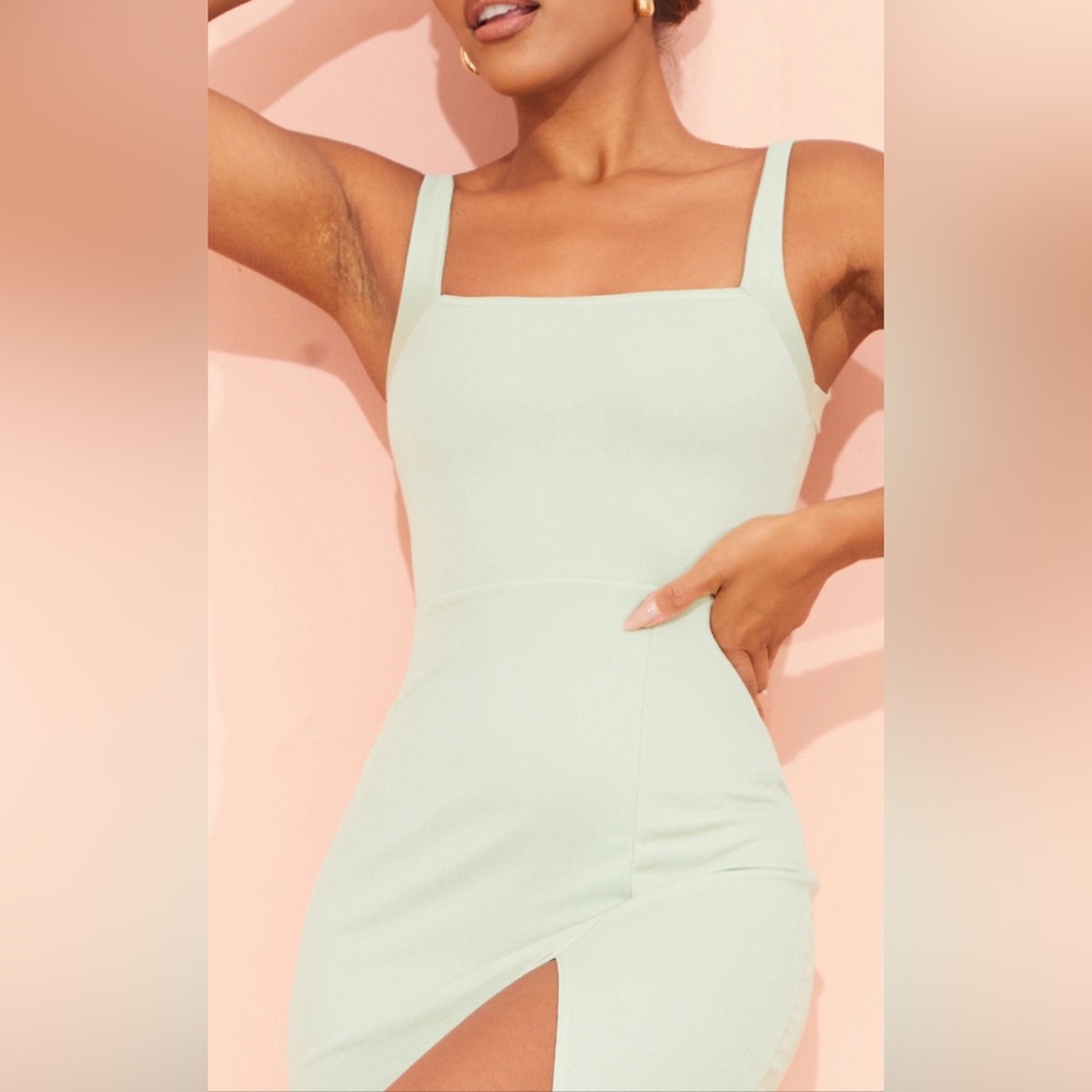 Pretty Little Things Straight Neck Maxi Dress - Picture 5 of 10